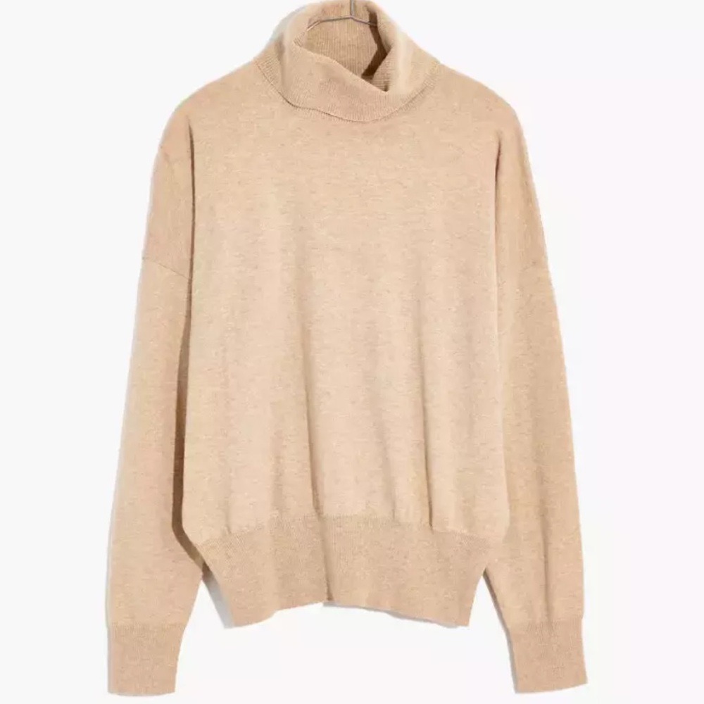 Madewell‎ | XXS Tan Turtleneck Sweater Soft Knit Classic